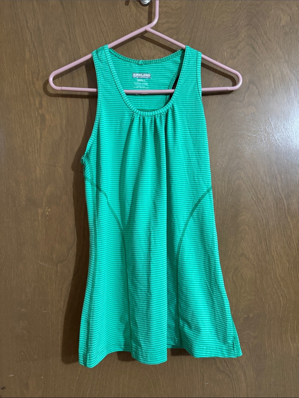 Kirkland Performance Striped Tank Top - Green